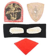 Sold at Auction: WWII US ARMY & USMC THEATER MADE BULLION PATCHES