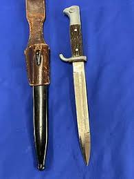 Wwii German Third Reich Dress Bayonet W Stag Grip