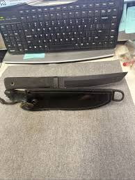 Vintage Cold Steel Recon Tanto Knife w/ Leather Sheath Carbon USA | eBay