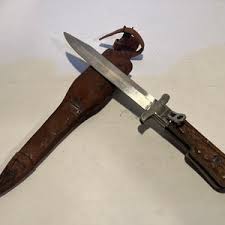 Vintage German Ed Wusthof Stag Folding Bowie Hunting Knife - Etsy