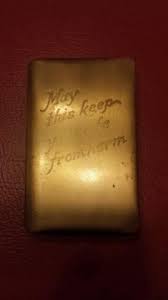 WWII Bulletproof Field Bible "MAY THIS KEEP YOU SAFE FROM HARM" | #1692426237