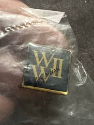 WWII Square Tie Tack Lapel Pin New In Packet Veteran | eBay