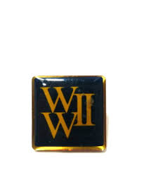 WWII Black Gold Enamel Military Memorabilia Vintage Gold ...