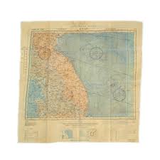 Original U.S. WWII Army Air Forces Cloth “Silk” Escape and ...