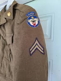 Vintage Military Army Officers Jacket Size 36R with Alaska ...