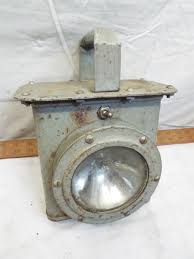 Vintage WWII Era UMPCI Handled Battle Lantern Flashlight Lamp Nautical Army | eBay