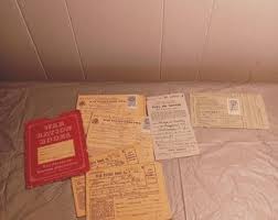 Lot 1940s War Ration Books & Fuel Oil Ration Coupons - Etsy UK
