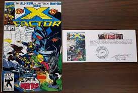 X-Factor (1986) #75 SIGNED by Larry Stroman with Notarized Witness of Signature | eBay