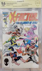 X-Factor #5 9.6 Graded -1st Appearance of Apocalypse- Signed ...