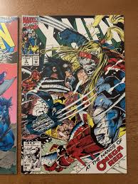 X-Men 1 + 5 Omega Red (1991) Jim Lee Storm Cover 1st ...