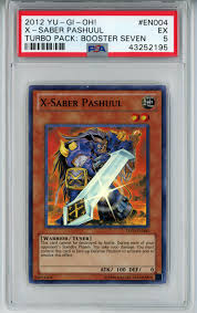 YUGIOH TU07-EN004 X-SABER PASHUUL SUPER RARE HOLO FOIL PSA 5 ...