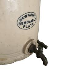 English 19th Century Cream Glazed Stoneware Transferware ...