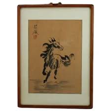 Similar Items to After Xu Beihong (1895-1953, Chinese) 'Galloping Horse' (Battle of Changsha)