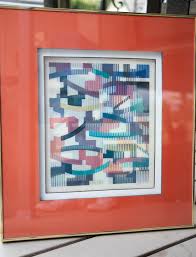 Yaacov Agam - Kinetic Art Abstract Agamograph at 1stDibs ...