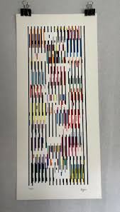 Yaacov Agam, TAPESTRY Suite Original Serigraph Pencil Signed | eBay