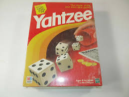 NEW Hasbro Yahtzee Dice Game Vintage 1998 Factory Sealed Old Box Look USA Prop | eBay