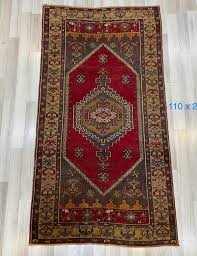 Anatolian Semi-antique Vintage Hand-knotted Wool Rug for All ...