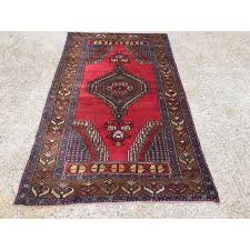 Vintage Turkish Vegetable Dye Prayer Rug 195x112cm | Chairish