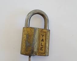 Vintage 1950's to 1960's Yale & Towne Padlock, "gas ...