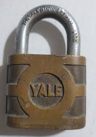 Vintage Yale flat key padlock - no key | eBay