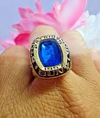 RARE- 14k gold 1991 stony brook suny patriots NY Ring Sz 9" w/ blue Topaz-20.32g | eBay