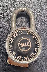 Vintage Yale Combination Lock - Has Original Tag & Combo | eBay