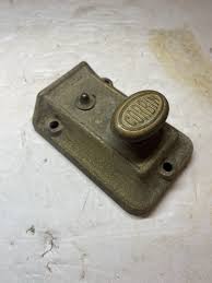 Vintage Corbin Steel Surface Rim Night Lock Latch No Keeper ...