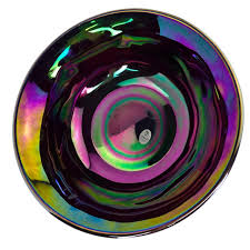 Vintage Fenton Amethyst Plum Carnival Glass Fish Bowl Rare Fenton Atlantis Koi Fish Bowl Signed Fenton Glass Fish Centerpiece Bowl Unique - Etsy Israel