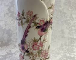 Buy Yamaji Ceramic Vase With Pink and Purple Birds and ...