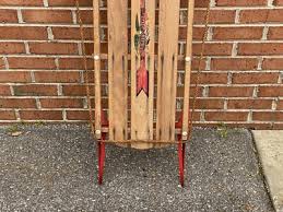 Vintage Antique Flexible Flyer Snow Sled Child's Flexible Flyer III 3 48" | eBay