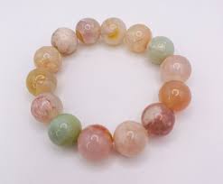 Natural Sakura Flower Agate Crystal Bracelet – Casey's Hand ...