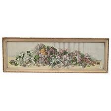 Framed Yard Long Print "a Yard Of Puppies"