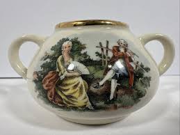 Vintage Warranted 22k Gold Trimmed Victorian Style Handled ...