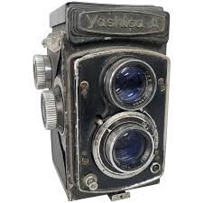 Yashica A Vintage Twin-Lens Reflex Camera. For Sale at Ruby Lane