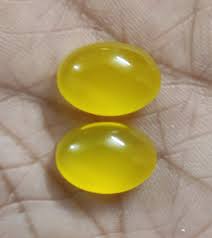 Mango Chalcedony Oval Shape Pair of Cabochon 6X4 Mm to 20X30 ...