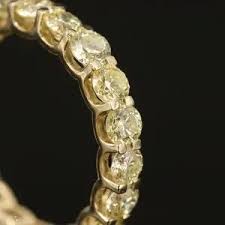 Jewelry | 3 Carat Yellow Diamond Eternity Band | Poshmark