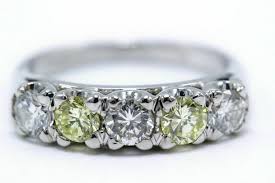 Fancy Light Yellow & White Diamond Wedding Band 1.00 tcw 14k $8,000 Re | QD Jewelry