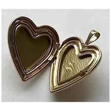 Gold Filled Heart Locket. For Sale at Ruby Lane