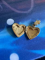 Engraved Heart Locket - Gold Filled - Vintage – Vintage ...