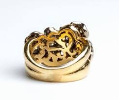 Diamond gold band ring - Auction Jewellery, Silver, Watches and Pens - Bertolami Fine Art - Casa d'Aste