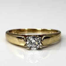 Solitaire Diamond Ring | 0.34ct | SZ 5.5 |