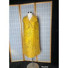 Rare Vintage 1960's Novelty Print Paper Dress With Telephone ...