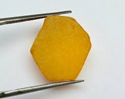 Natural Yellow Sapphire Rough: Sri Lanka Loose Gemstone - Etsy