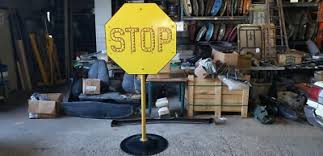 Persons Reflector Antique RARE RESTORED LARGE STOP SIGN Cat Eyes 36" X 36" 1920S | eBay