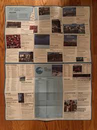 Vintage 1987 NH New Hampshire State Map Tourist Guide ...