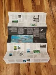 YELLOWSTONE NATIONAL PARK SERVICE 1981 travel brochure MAP ...