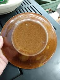 Vintage Brown Stoneware Bowl Eg | eBay