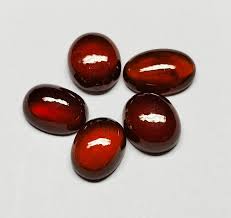 Natural Hessonite Garnet Untreated Unheated Oval Cabochon ...