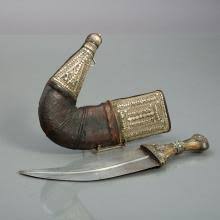 Sold at Auction: ARAB DAGGER, JAMBYIA