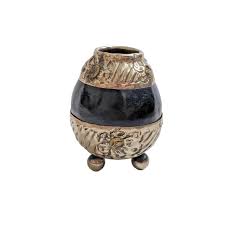 Vintage Alpaca Silver Yerba Mate Gourd Cup | Mercari